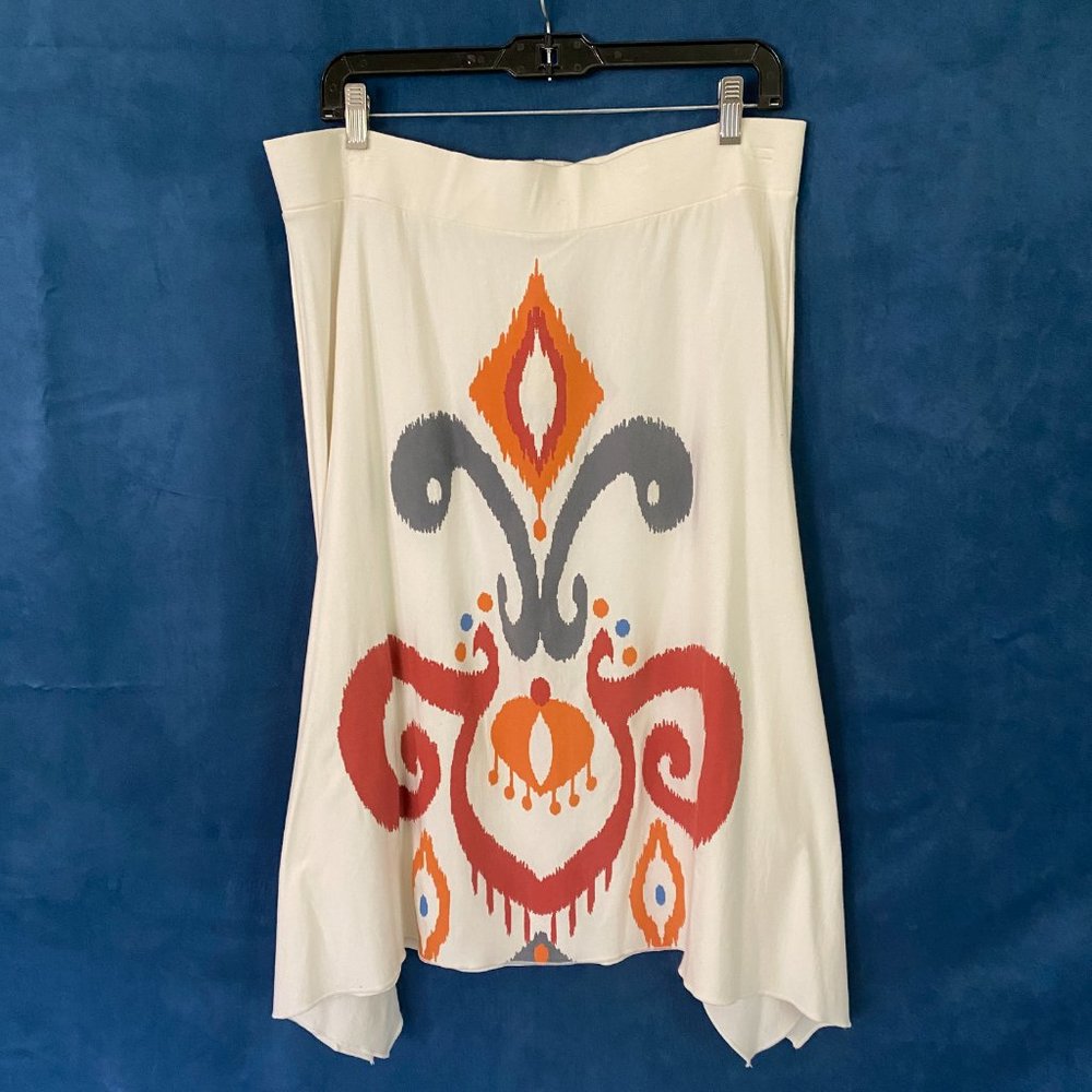 Title Nine NWT Ikat Print Skirt -Size Large
